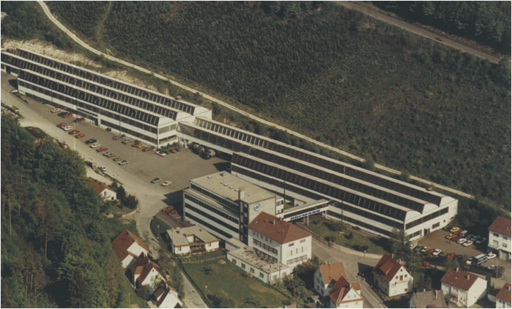 Aerial view of the former WEGMANN premises in Albstadt